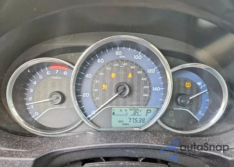 2016 Toyota Corolla Le из США, поврежденный, VIN 5YFBURHE4GP543367